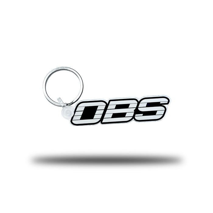 Front view of OBS Style keychain