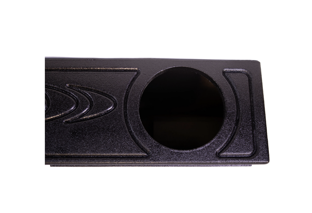 2 HOLE 8" PORTED EMPTY WOOFER ENCLOSURE BOX FOR GMC CHEVY 2007 - 2013